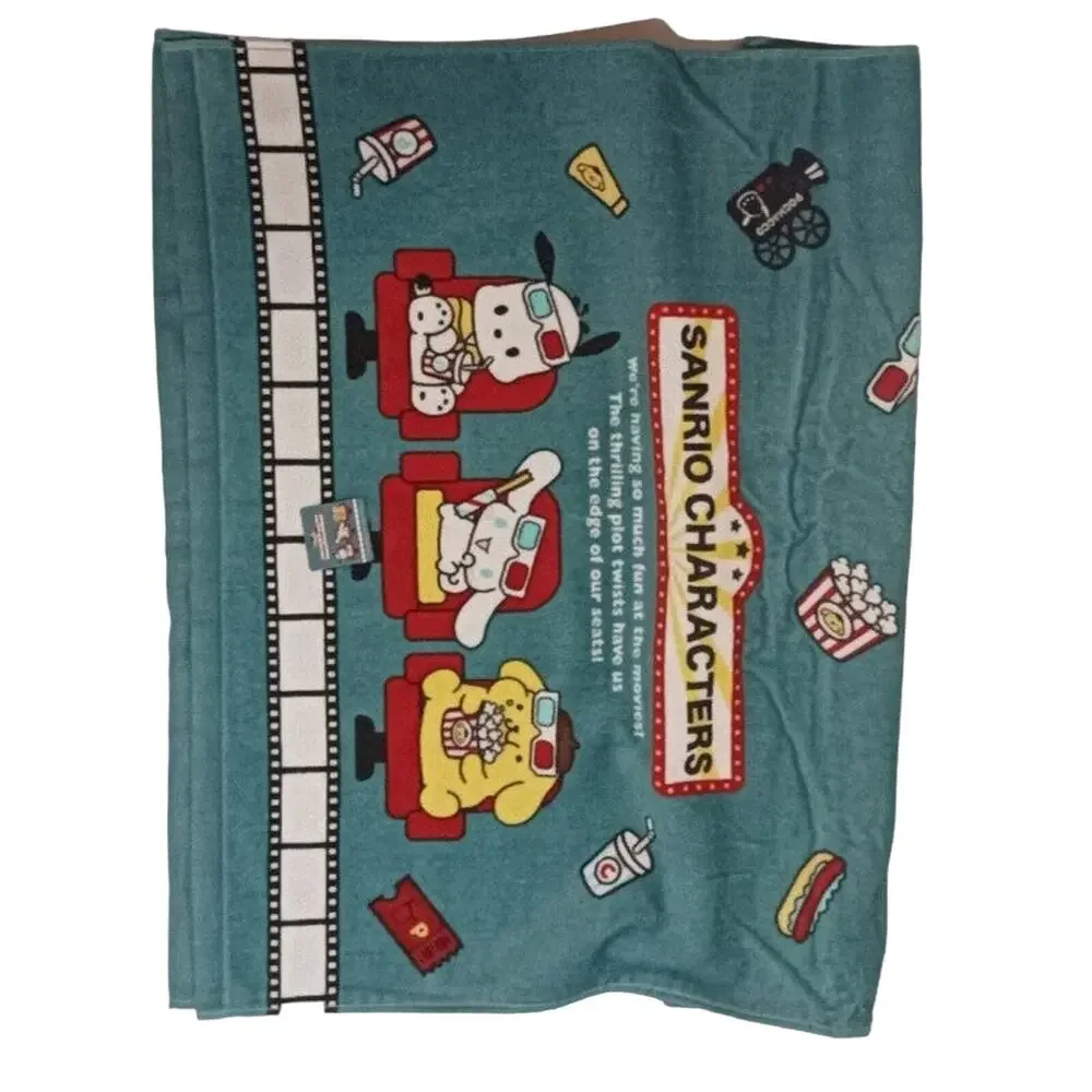 Sanrio characters bath towel